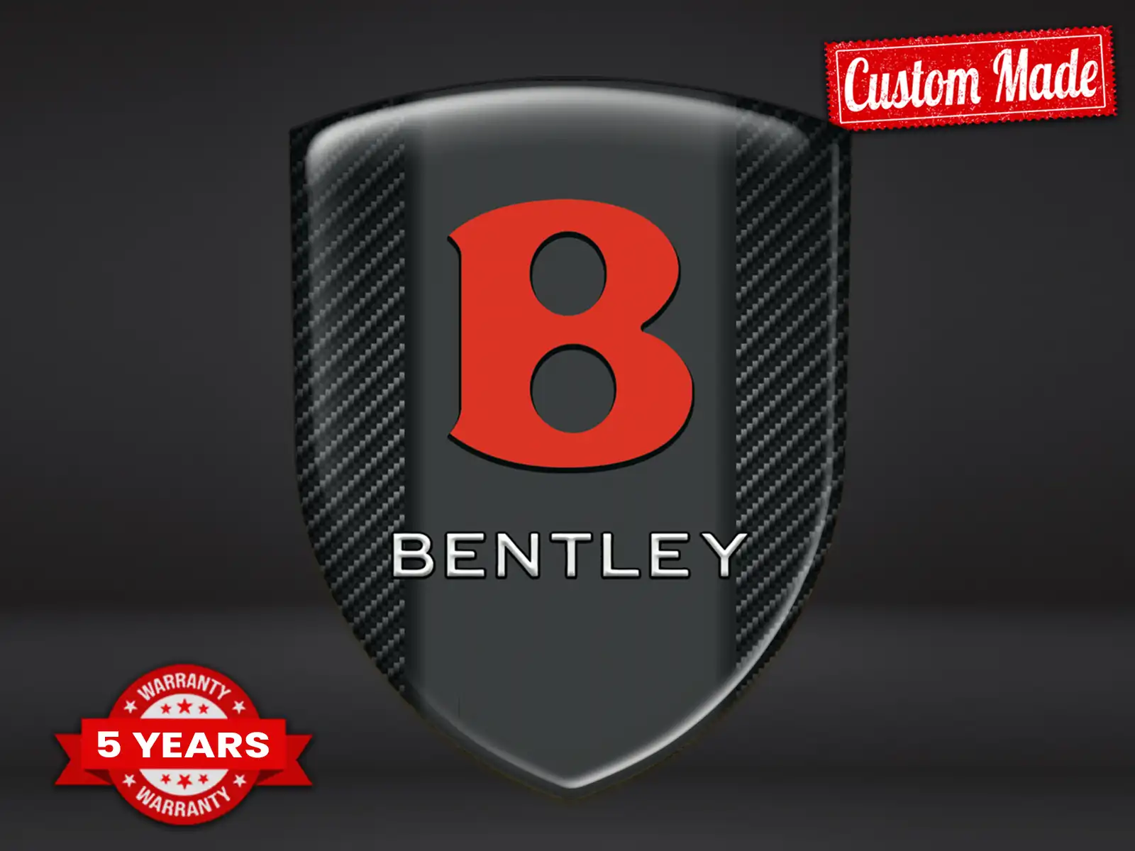 Bentley Stickers Vitre Auto Solide Pro Motif Max